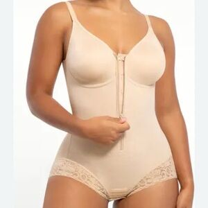 Elegant Beige Shapewear Bodysuit